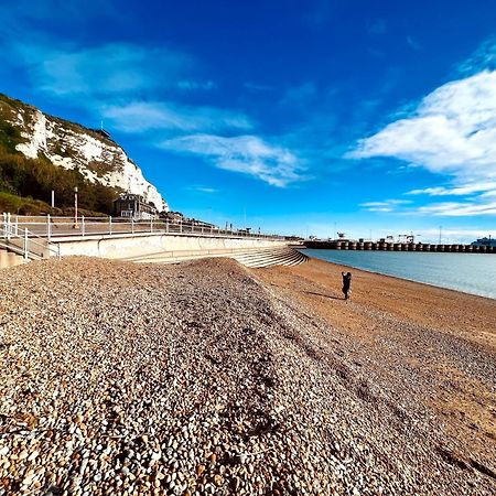 Flat 4 Marine Parade House, 1 East Cliff- Next To Dover Port, White Cliffs, Beach, Castle Eksteriør billede
